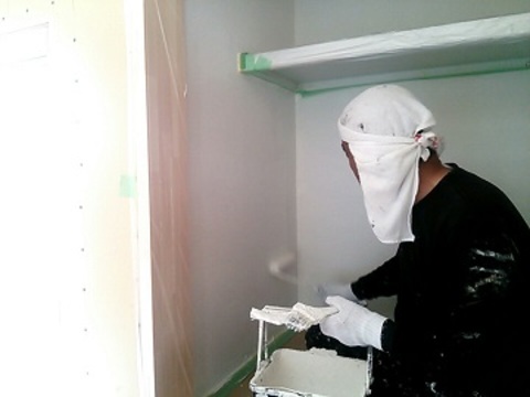 提案住宅 飯村南の家 紙クロス塗装