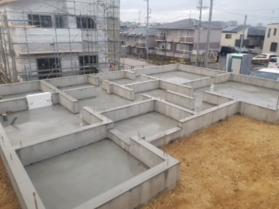 基礎工事完了