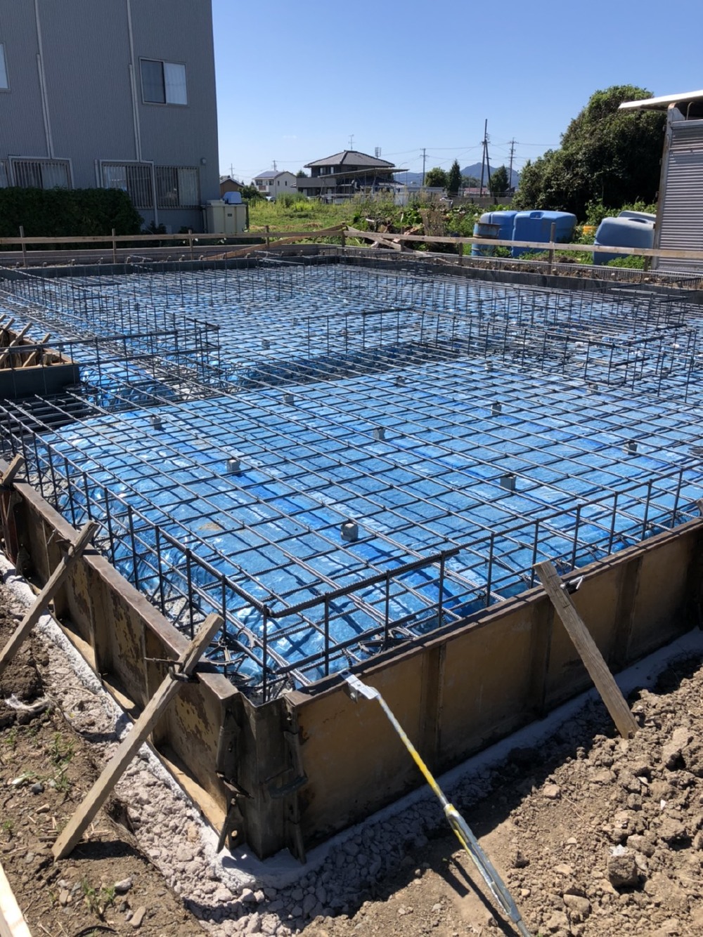 基礎配筋工事